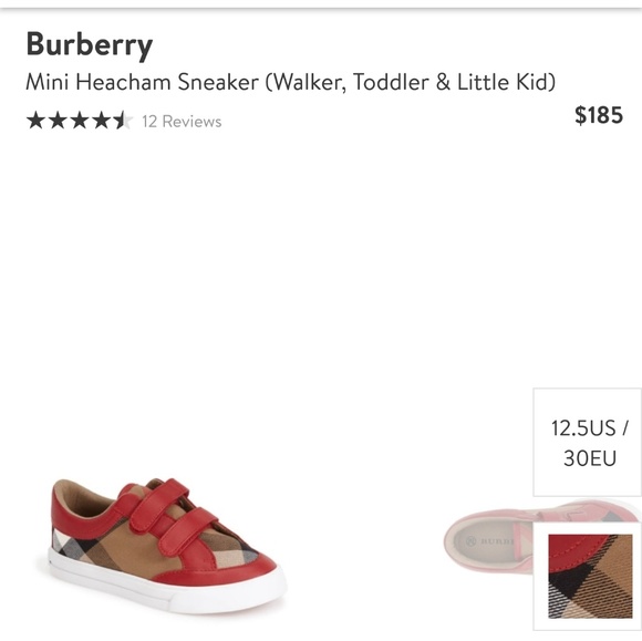 Burberry baby walker shoes - Picture 4 of 5
